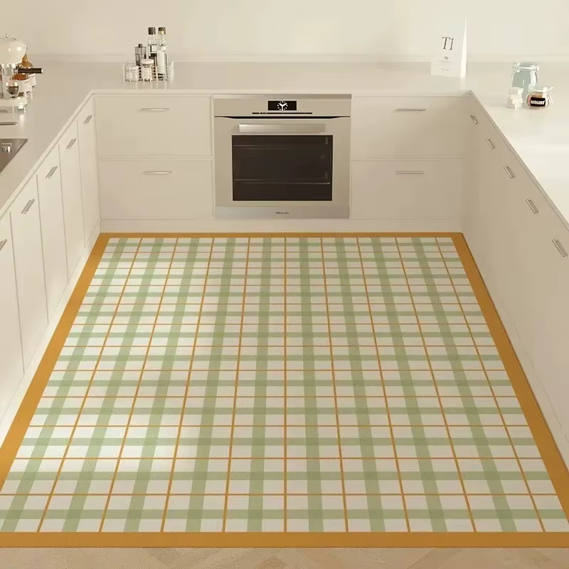 Tapis à motif de grille