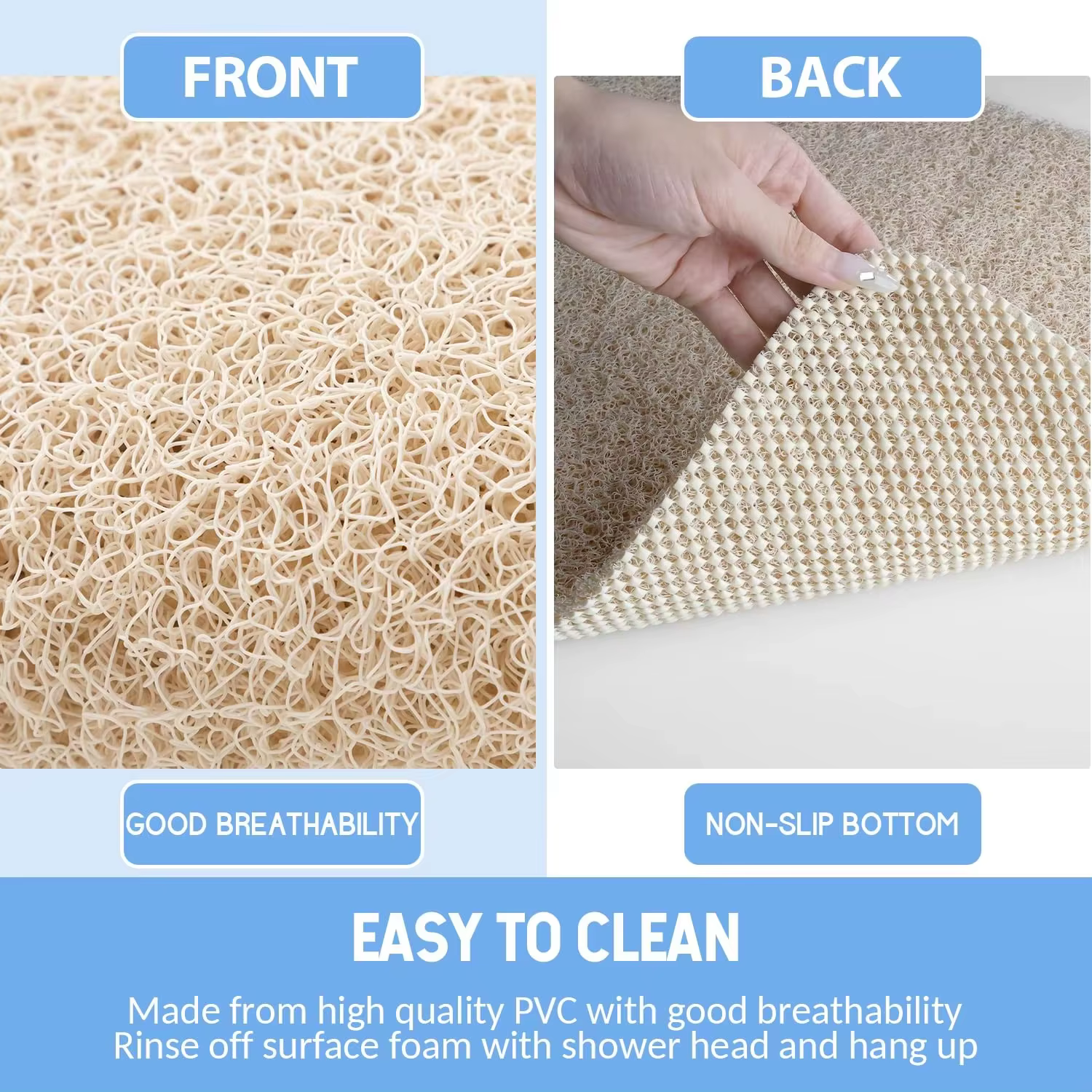 Tapis de douche Super confortable 50x80cm