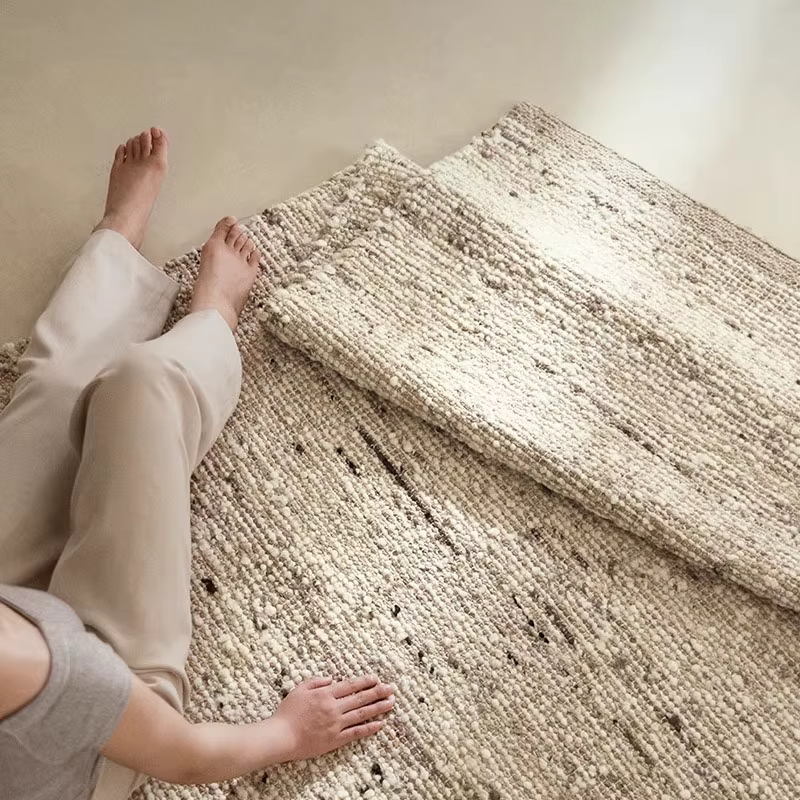 Tapis en laine tissé à la main pour salon