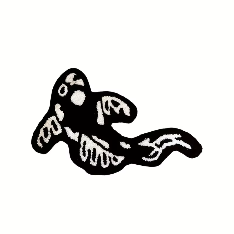 VIKAMA Tapis en peluche dessin animé Koi