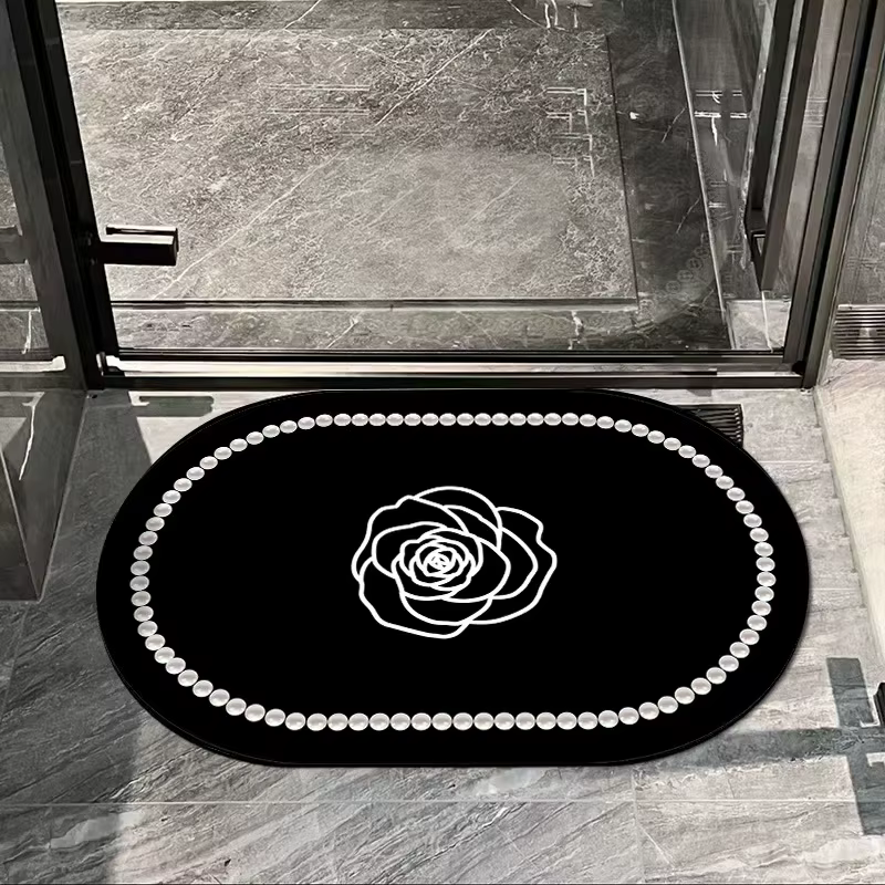 VIKAMA Tapis de sol pour porte de salle de bain
