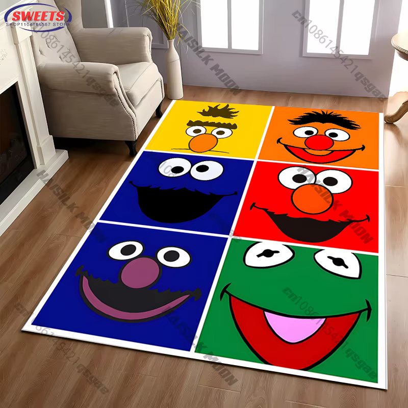 Tapis sur le thème s-sésame s-street