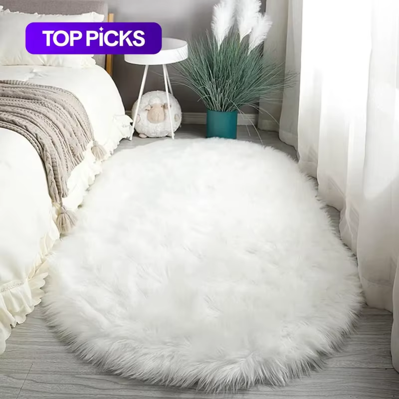 Tapis VIKAMA moderne de couleur unie