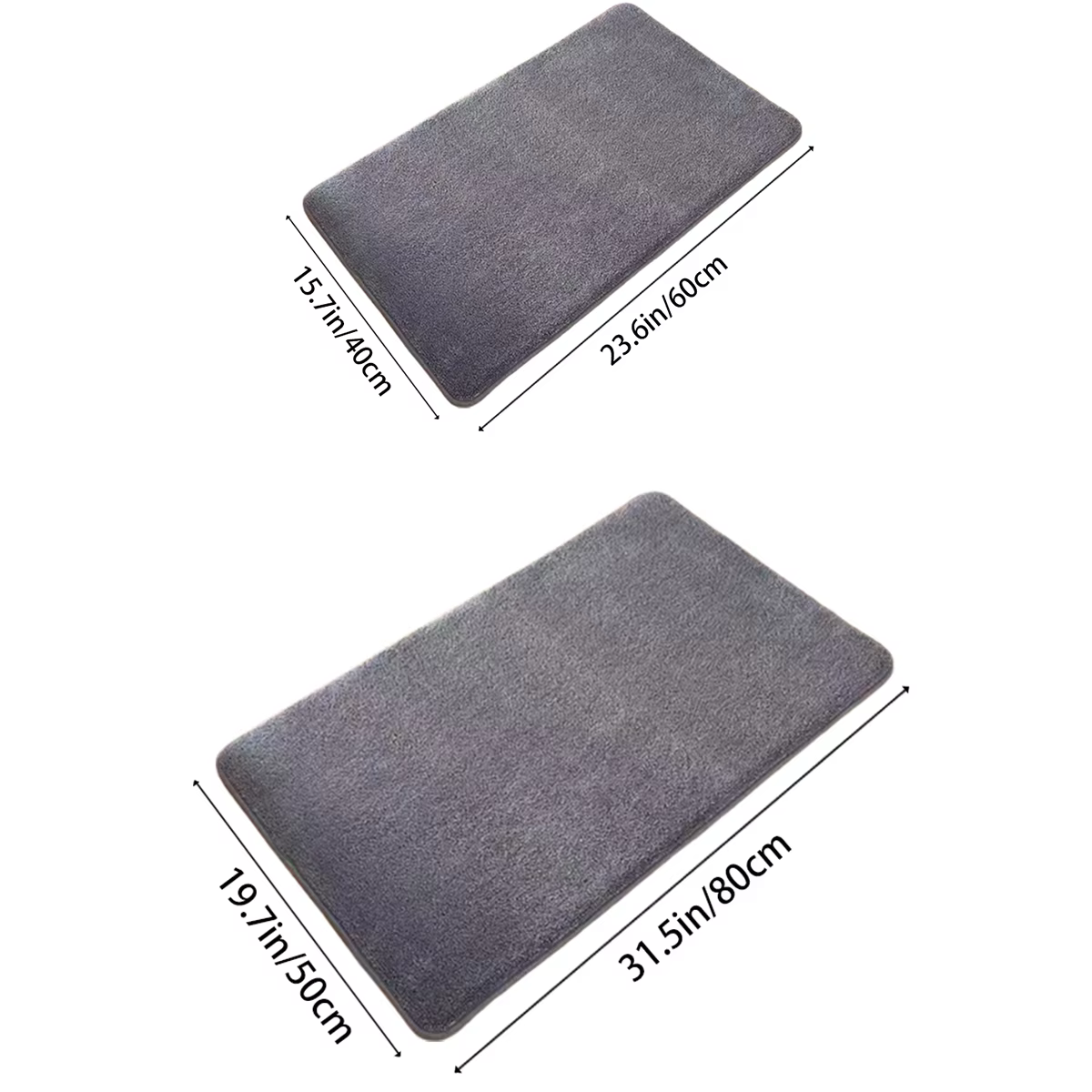 Contre les virus super absorbants pour sol de salle de bain et porte