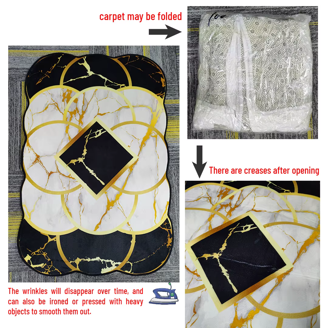 Tapis de salon rétro persan facile à nettoyer