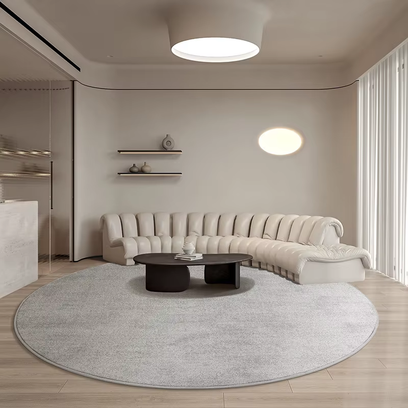 Tapis minimaliste moderne antidérapant
