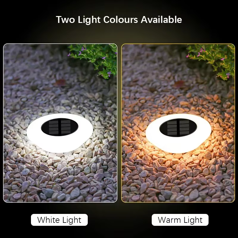 Lampe Solaire d'Extérieur à LED, Éclairage à 360 °, Étanche IP65, Marche/Arrêt, Idéal pour un Jardin, une Cour, un Arrière-Cour, une Allée ou une Pelouse