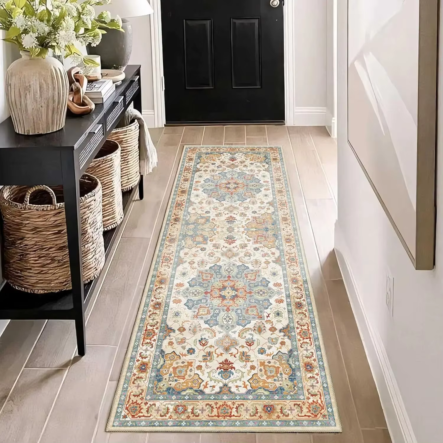 VIKAMA Tapis bohème vintage