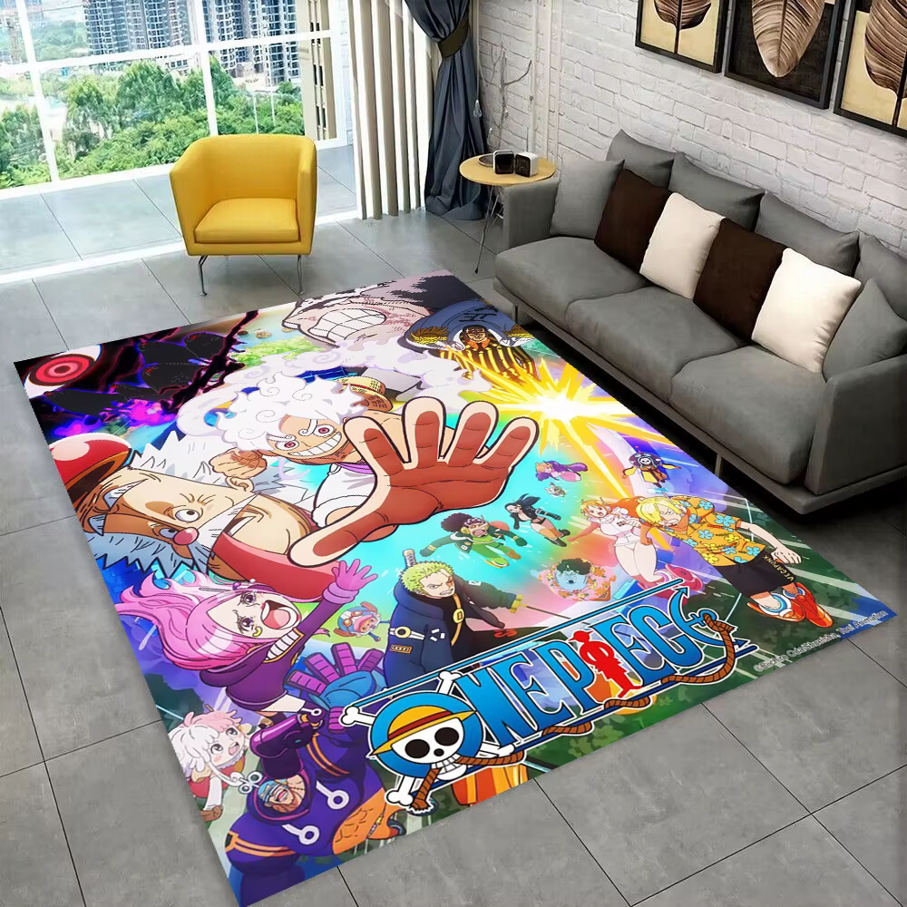 Tapis de dessin animé Zoro One P-Piece pour salle de jeux