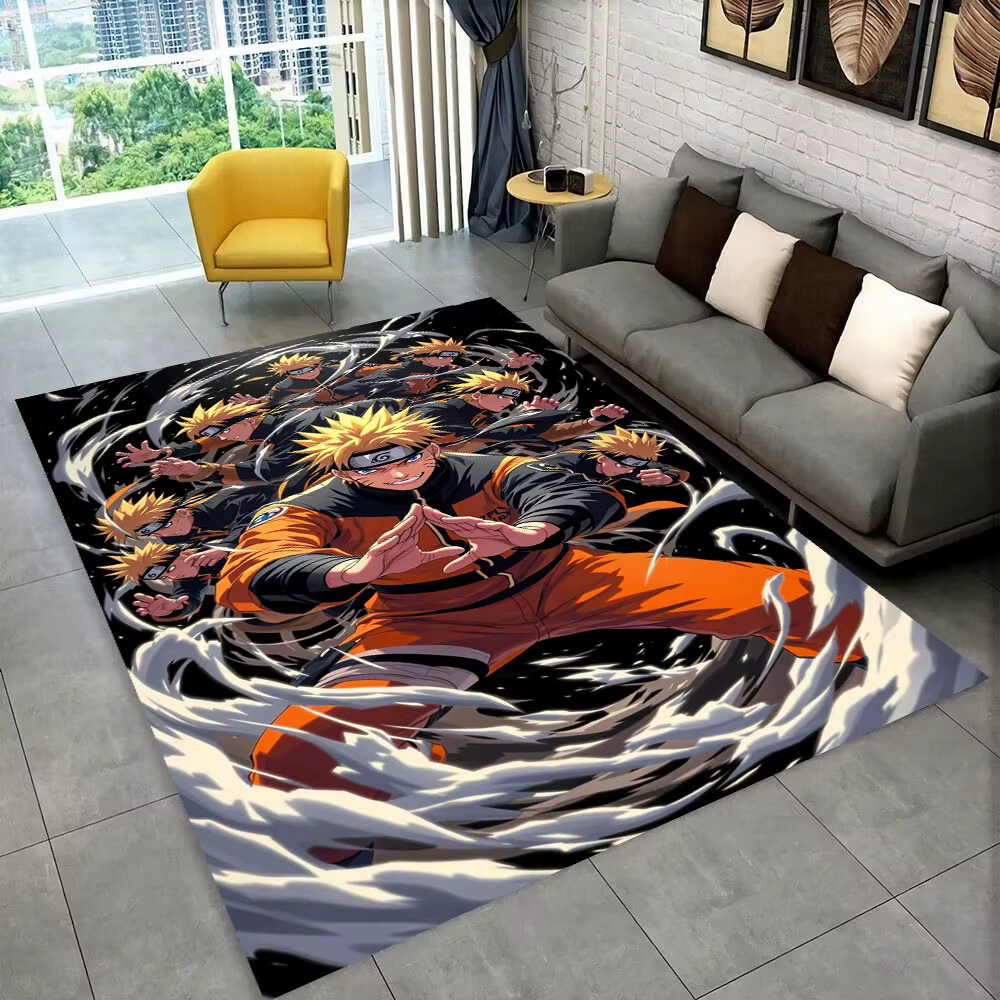 Tapis 3D N-Naruto Cartoon Anime I-Itachi pour salle de jeux