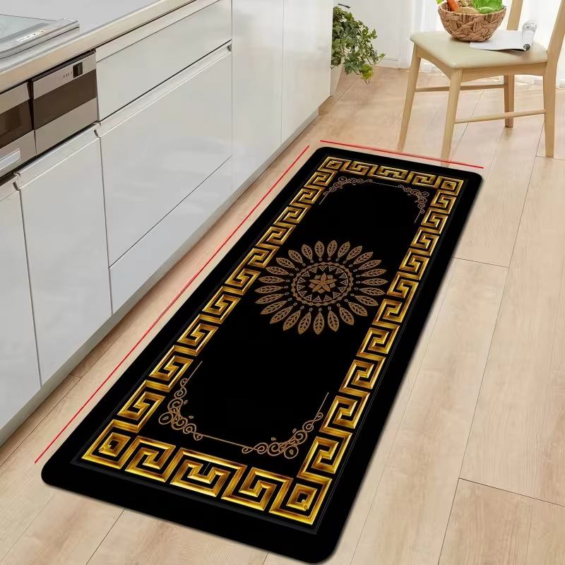 Tapis de cuisine géométriques modernes