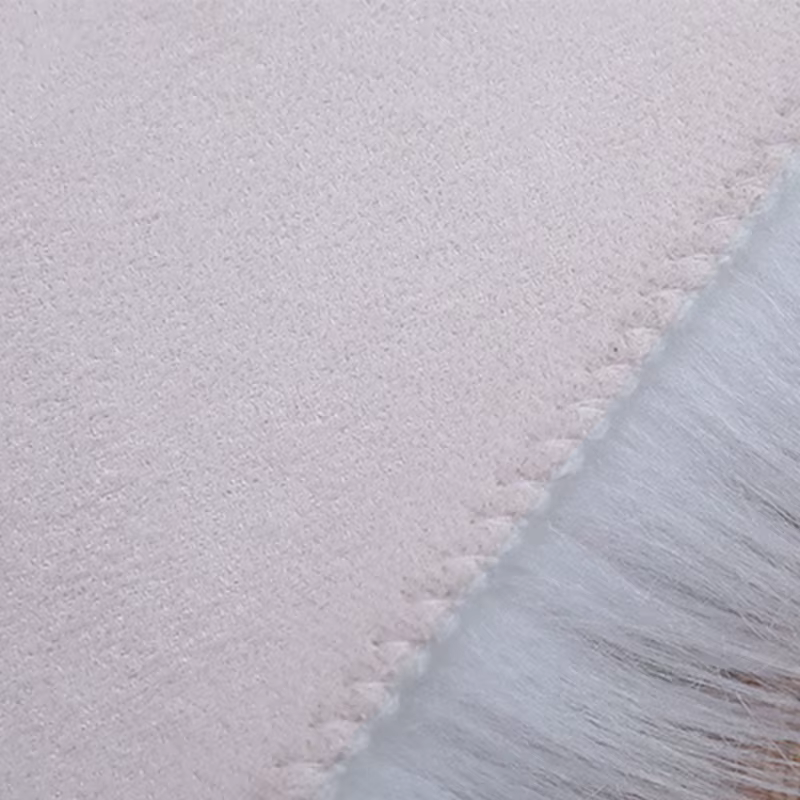 Tapis Rond en Fausse Fourrure pour Chambre à Coucher de Fille