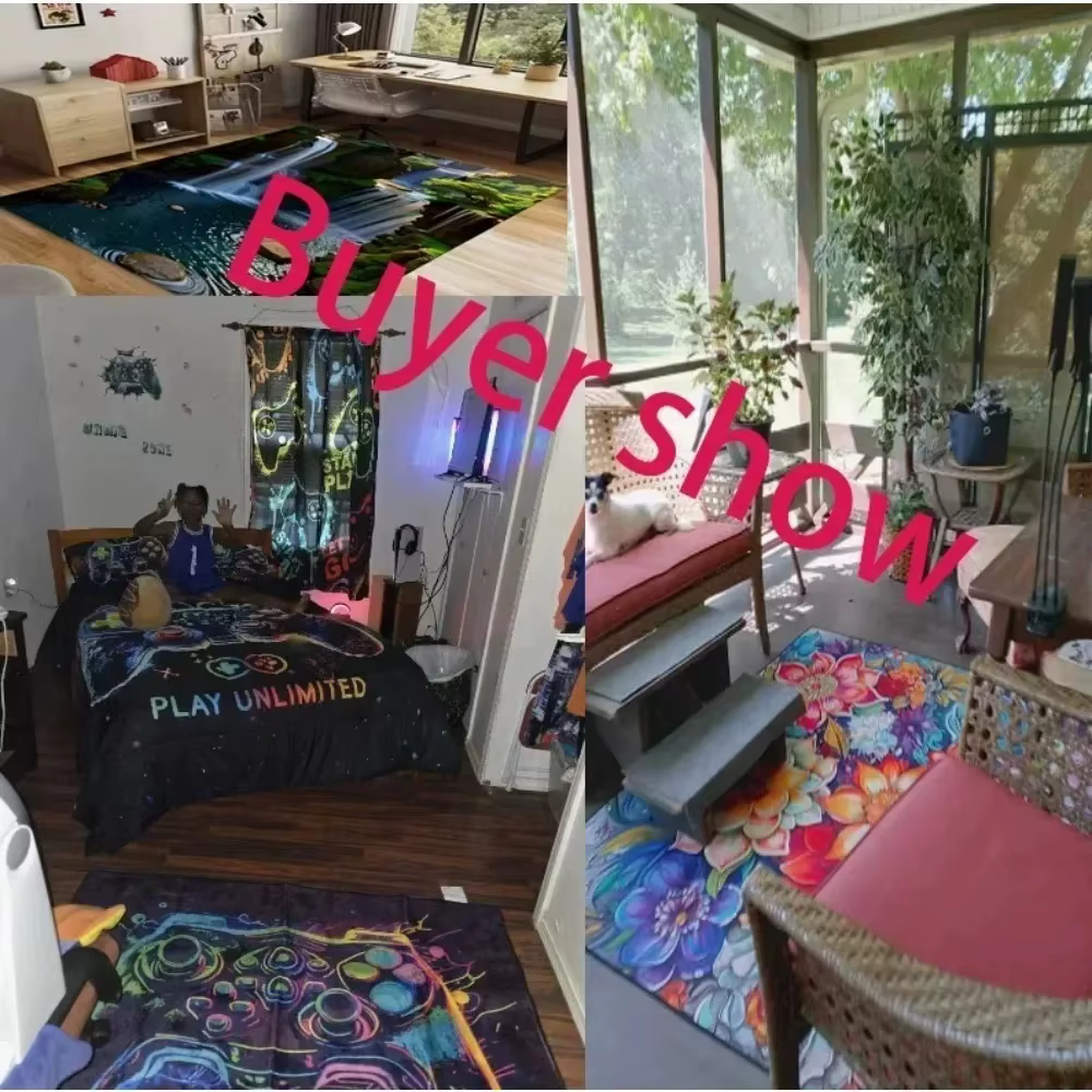 Tapis de Culture pour baskets, Streetwear urbain, typographie, décoration de la maison, ton noir et rouge, pour salon, chambre à coucher