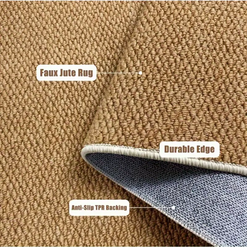 Tapis de porte extérieur/intérieur en faux jute