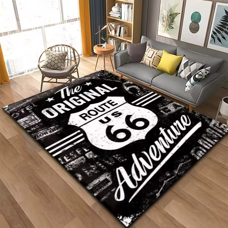 Tapis à motif de Route historique 66
