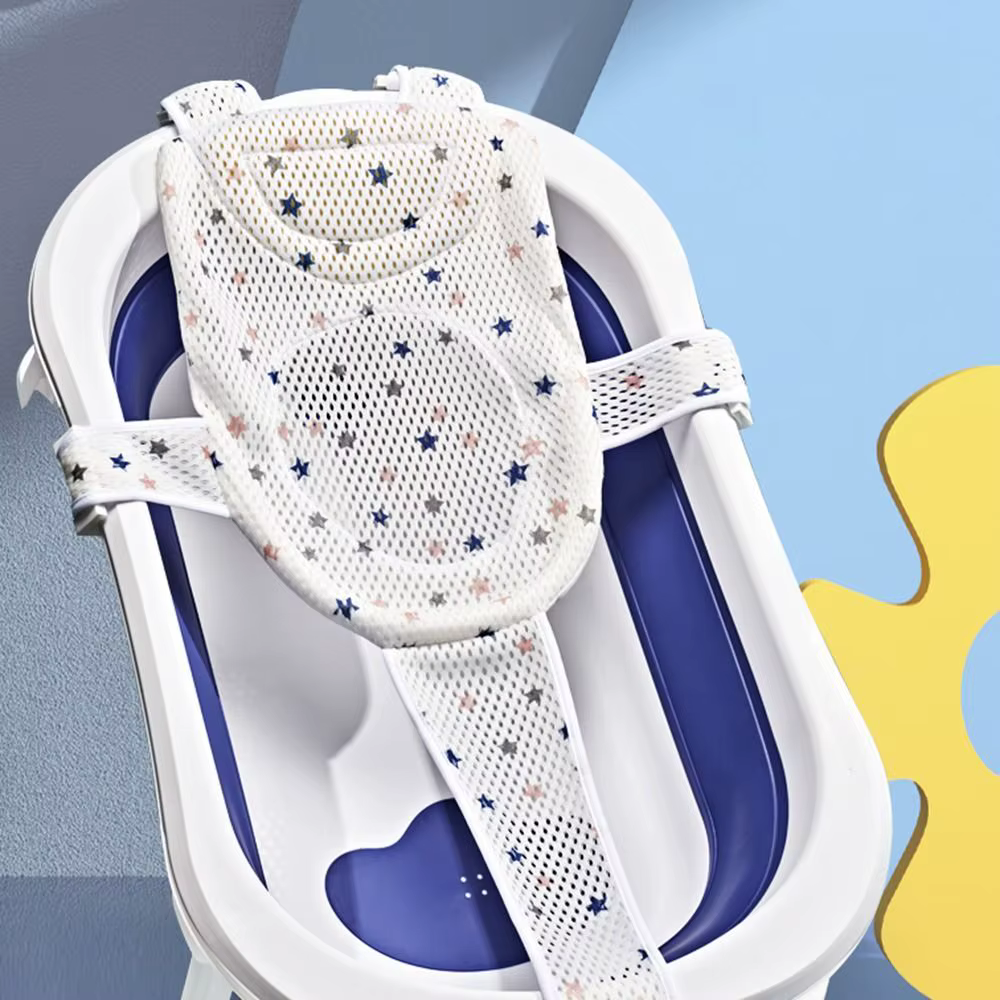 Filet de bain antidérapant en forme de croix pour bébé