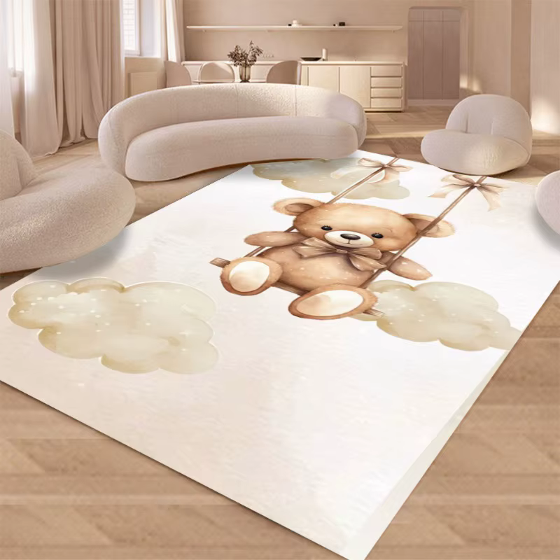 Tapis ours tapis de salon tapis de sol antidérapant tapis de salon tapis de chambre d'enfants tapis pour enfants tapis de jeu pour bébé chambre décoration de la maison