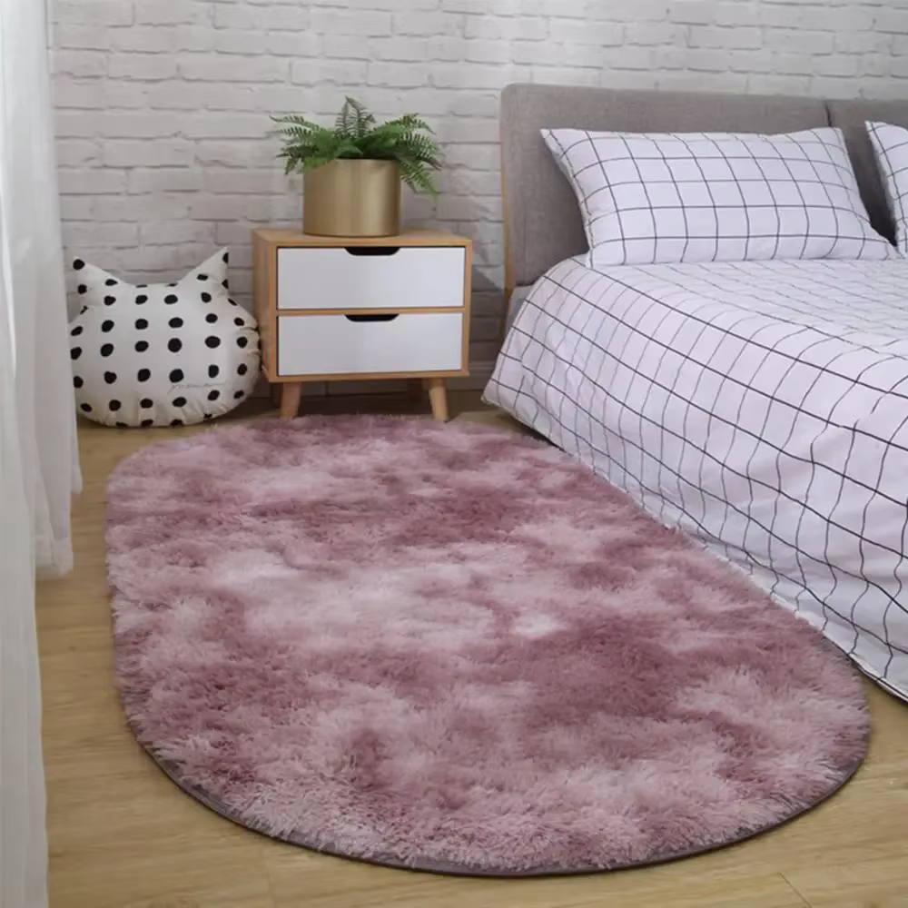 Tapis ovale moelleux pour Salon