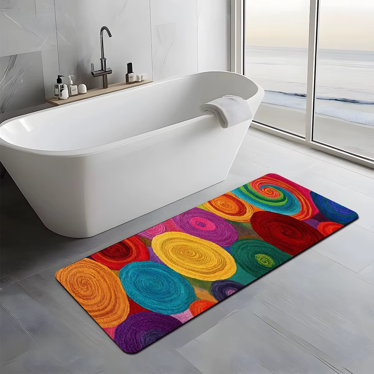 VIKAMA tapis coloré