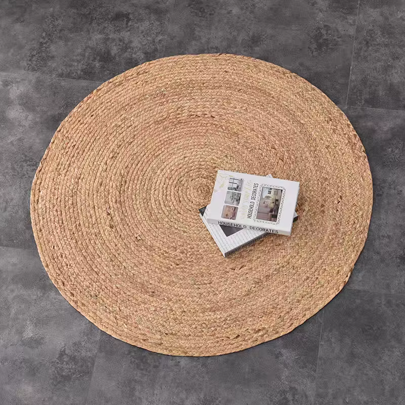 Tapis ronds en paille végétale 100%