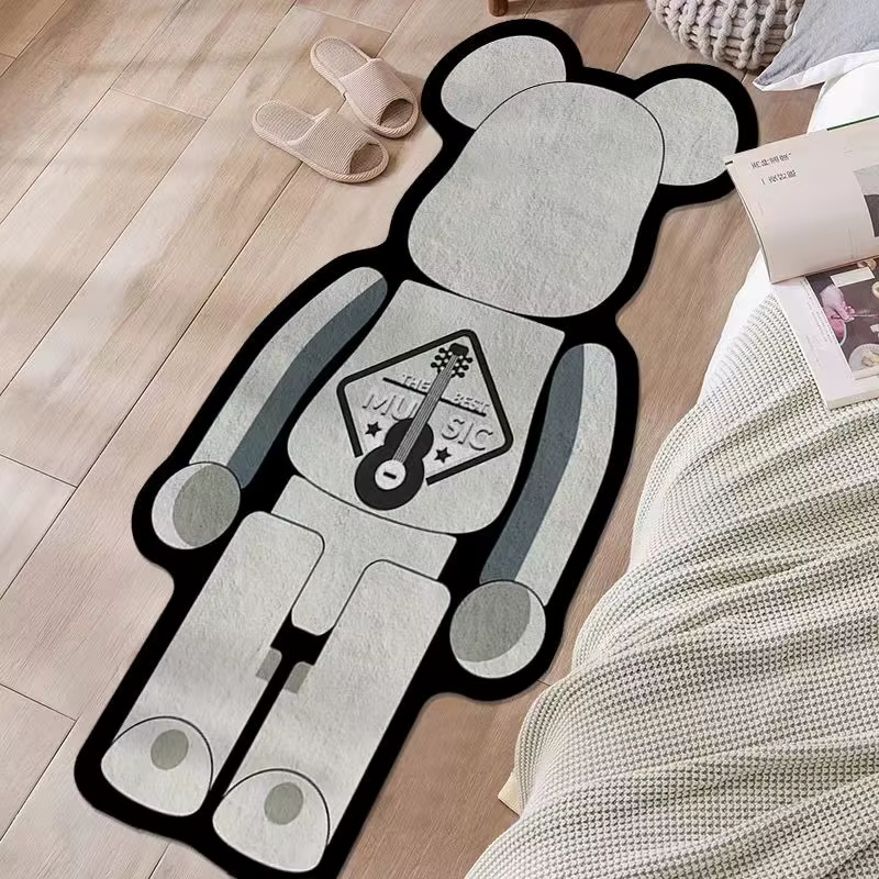 Tapis en cachemire pour décoration de chambre à coucher
