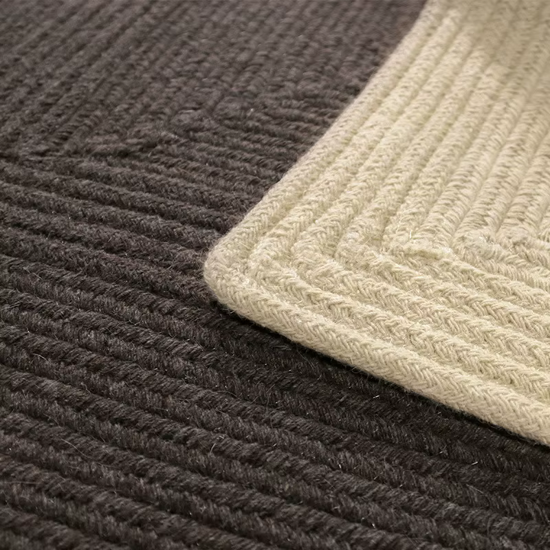 Tapis de sol tissé de luxe nordique