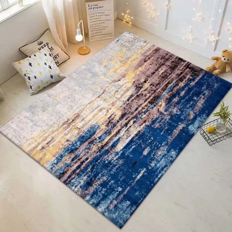 Tapis moderne simple de luxe léger