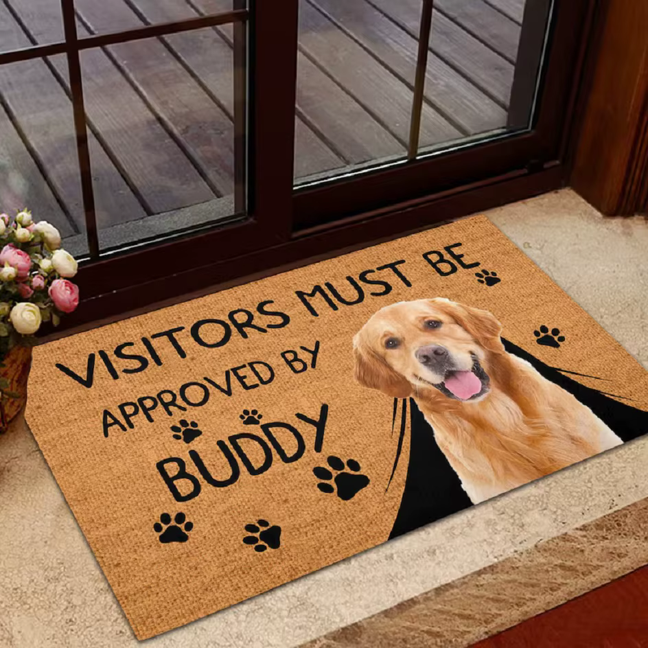 Tapis de bienvenue personnalisé pour chiens