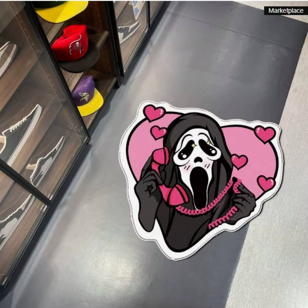 Tapis VIKAMA, tapis crâne d'Halloween