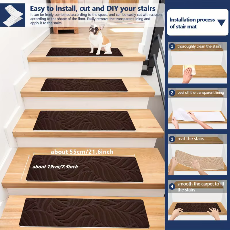 Tapis antidérapants pour escaliers