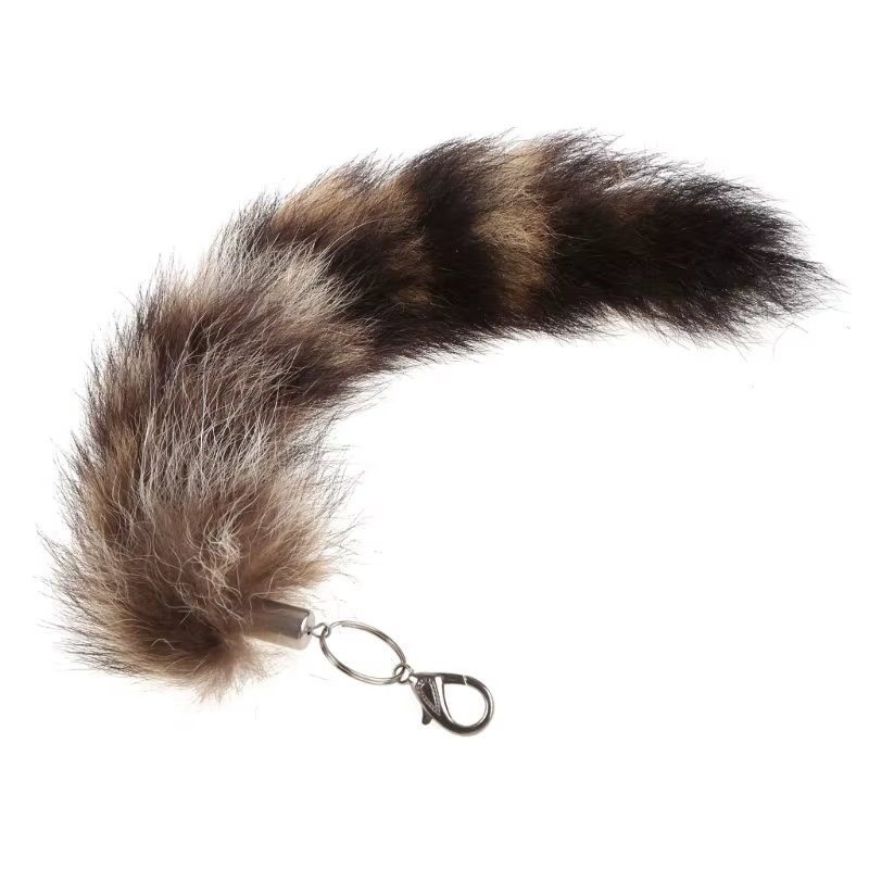 pour porte-clés raton laveur manteau queues chaîne porte-clés porte-clés cadeau nouveau