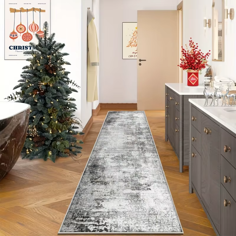 VIKAMA Tapis de luxe texturé dégradé