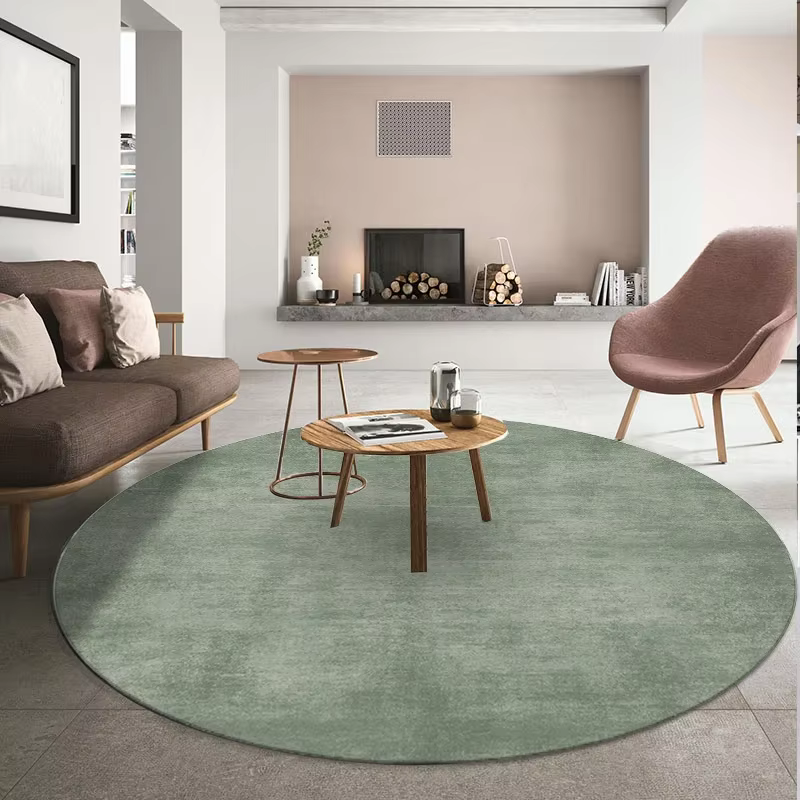Tapis rond de style nordique pour la décoration de la maison