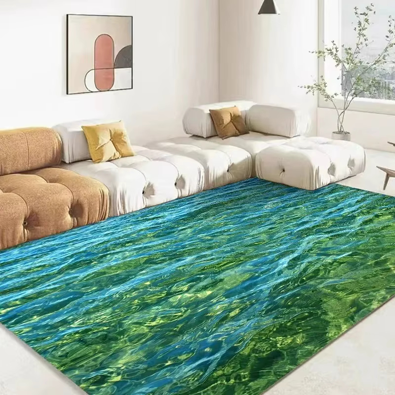 Tapis d'eau de mer océan 3D imprimé