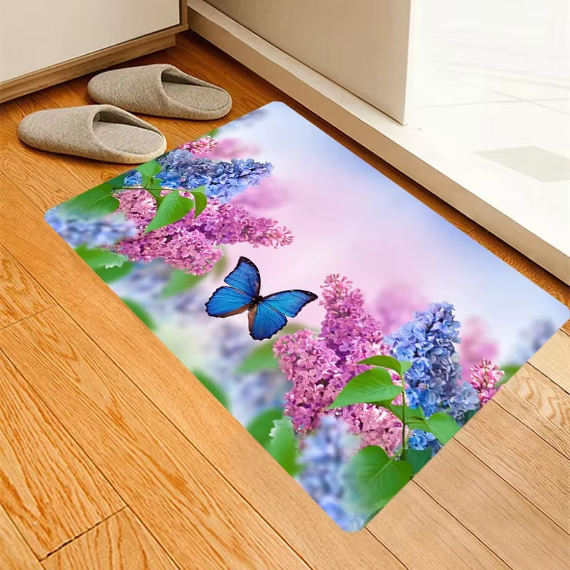 Tapis de sol de cuisine papillon