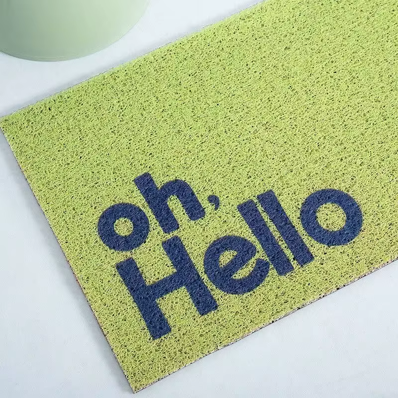 Tapis d'entrée créatif pour porche