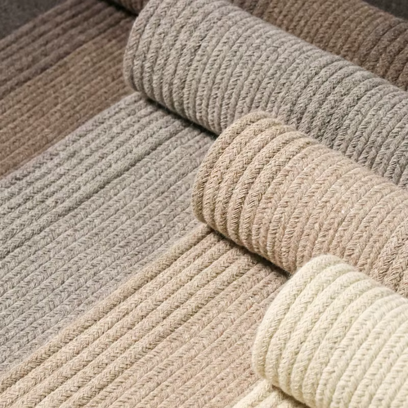 Tapis de sol tissé de luxe nordique