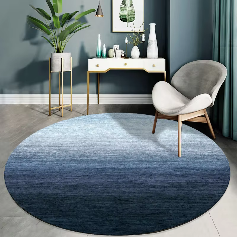 Tapis rond de style nordique pour la décoration de la maison