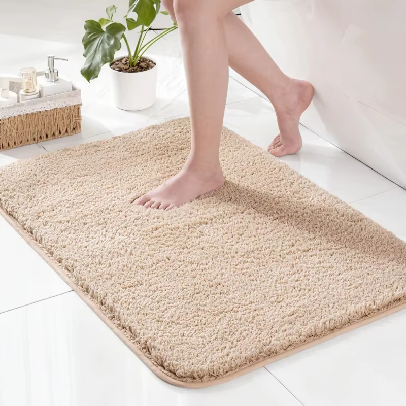 VIKAMA Tapis de salle de bain bleu marine multi-tailles