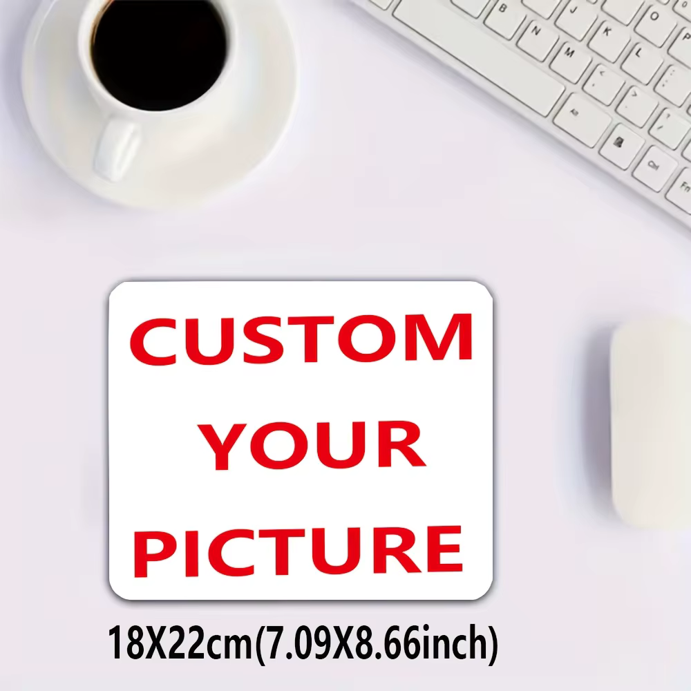 Tapis de souris personnalisé avec photos, impression sur mesure selon vos photos, tapis de souris rectangulaire antidérapant en caoutchouc souple 220*180*2 /300*250*2mm