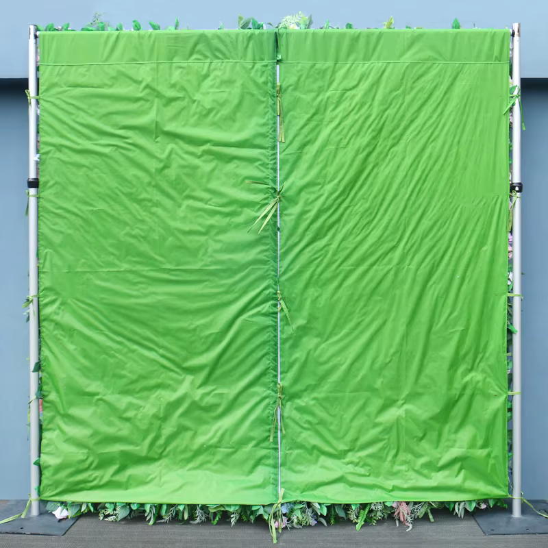 5D plantes vertes gazon mur enroulable tissu