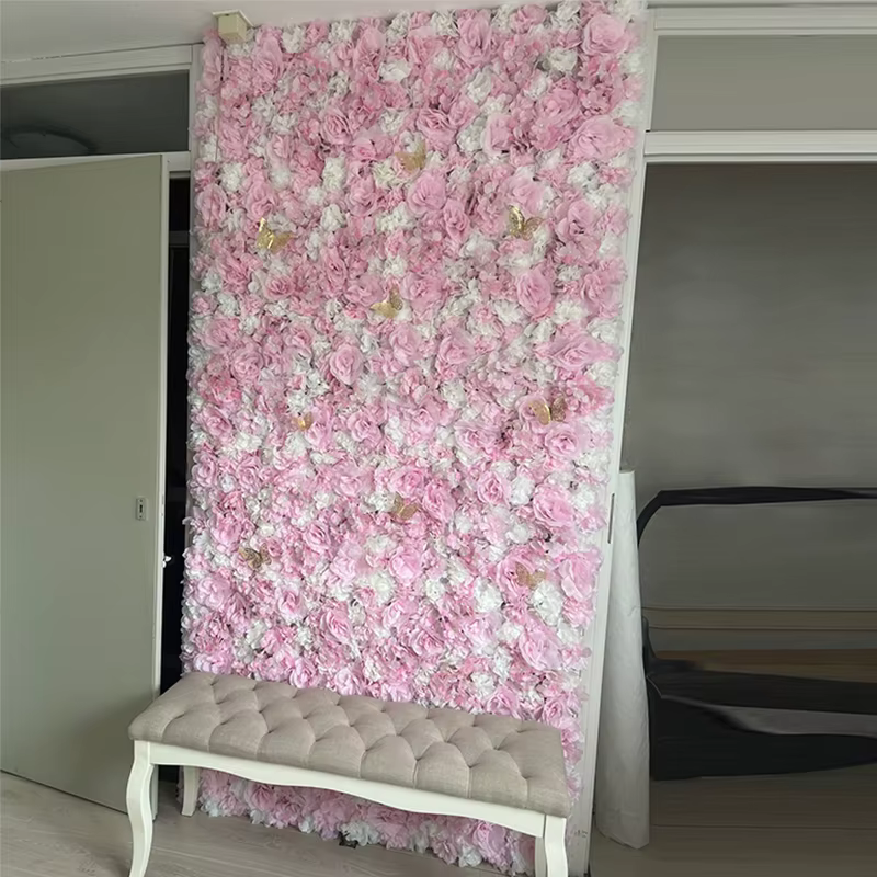 Paredes de fleurs artificielles d'extérieur pour décoration