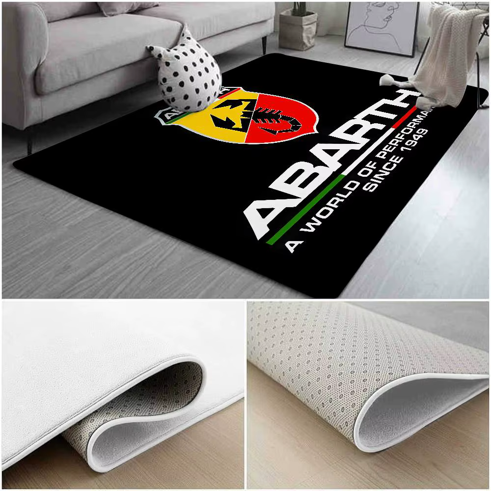 R-Abarths-w-Car-Moquette salle de bain tapis antidérapant