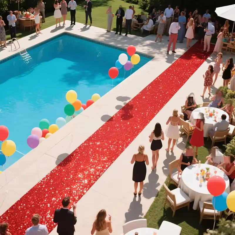 Tapis rouge, adapté à diverses Occasions