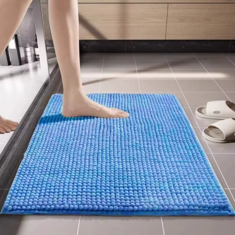 Nouveau 40*60 cm tapis de bain Chenille Anti moule anti-dérapant