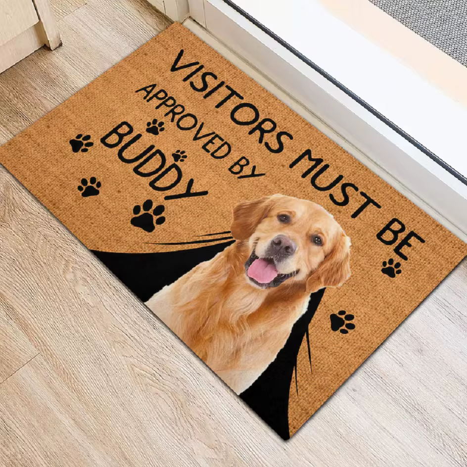 Tapis de bienvenue personnalisé pour chiens