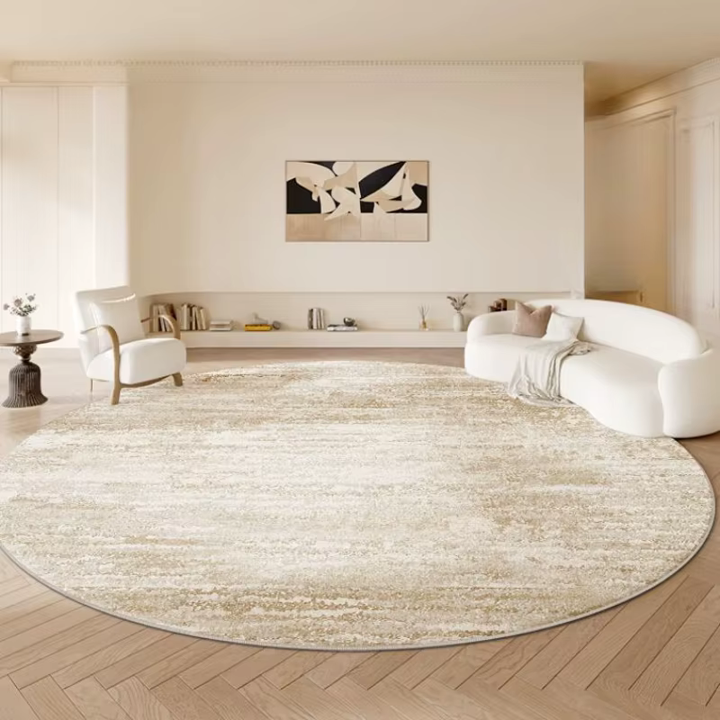 Tapis de salon rond de grande surface