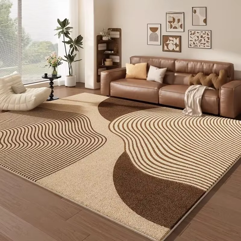 Tapis de salon couleur crème